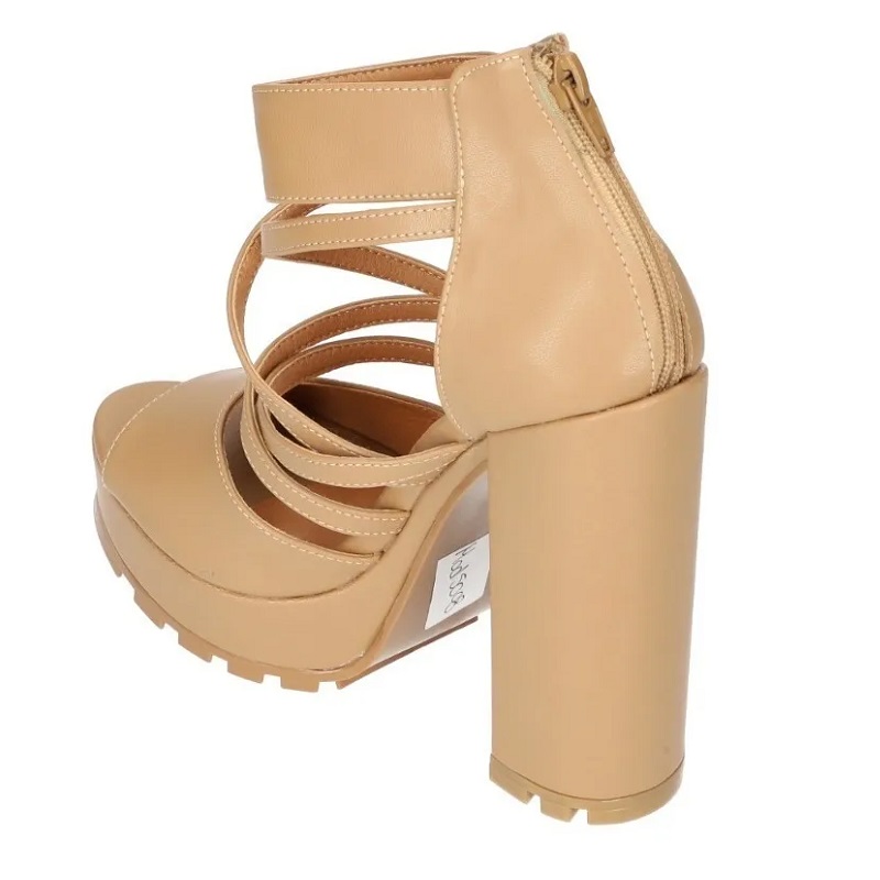 Sandalias Zapatos Mujer Tacon Zapatillas Plataforma 60 /z Cafe