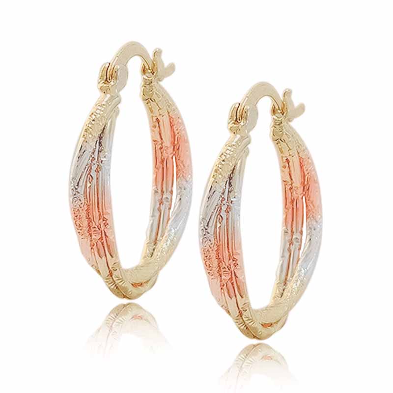 Arracada Arete Oro 18K Laminado