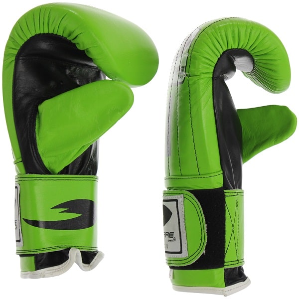 Par De Guanteletas De Piel Fire Sports® Box Profesional Verd