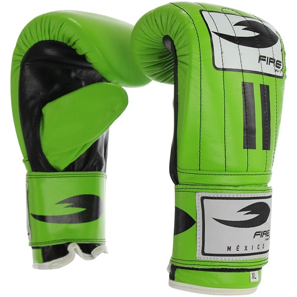 Par De Guanteletas De Piel Fire Sports® Box Profesional Verd