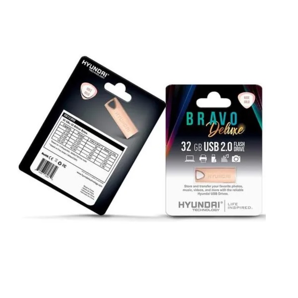 Memoria USB Oro Rosa 32GB USB 2.0 Portatil Metalica Llavero Sin Tapa Casa Escuela PC Lap Mac U2BK/32GARG