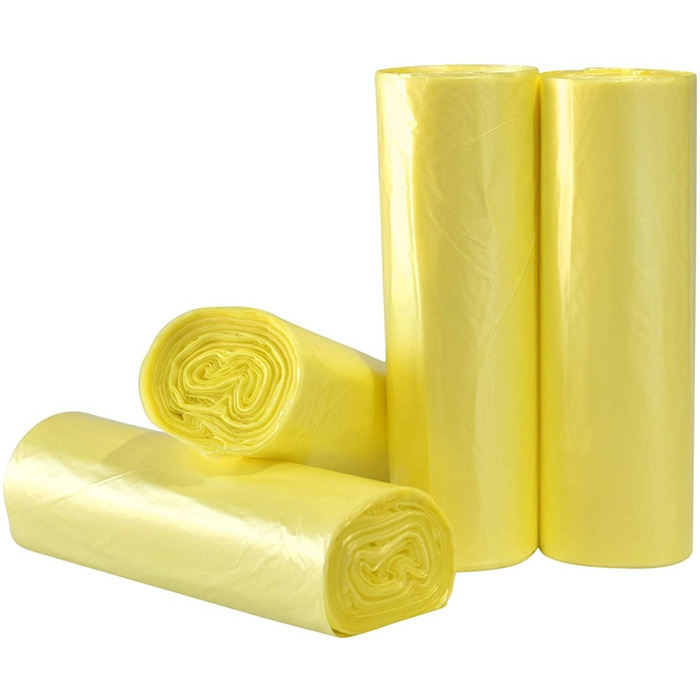 Bolsas De Basura De 84 Cm X 102 Cm Amarilla Con 200 Piezas