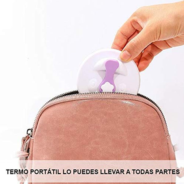 Taza Vaso Plegable 350 ML Silicón Tapa Hermética, Portátil para Viajes 