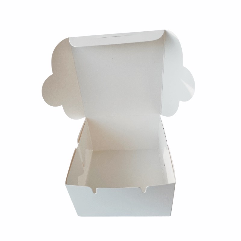 Caja de cartón kraft sin ventana, calidad premium, para alimentos, reposteria ó regalos. 50 cajas