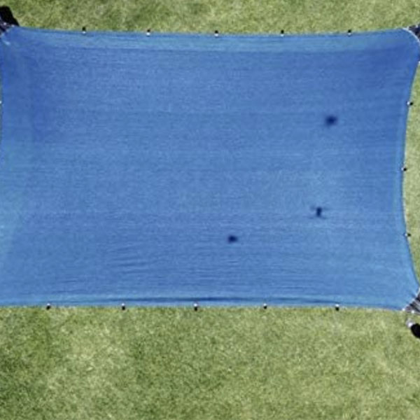Malla Sombra 7X7 Metros 90% Sombra Confección Reforzada "Lista Para Colocar" Azul