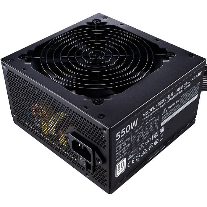 Fuente De Poder Cooler Master MWE 550 White V2 550W 80 Plus MPE-5501-ACAAW-US