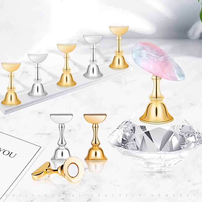 Soporte Base Magnético Para Exhibición De Uñas Diamante