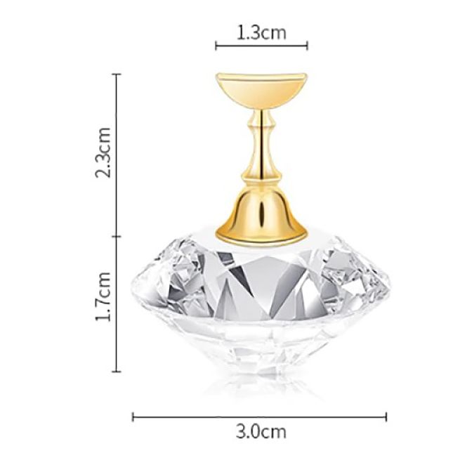 Soporte Base Magnético Para Exhibición De Uñas Diamante