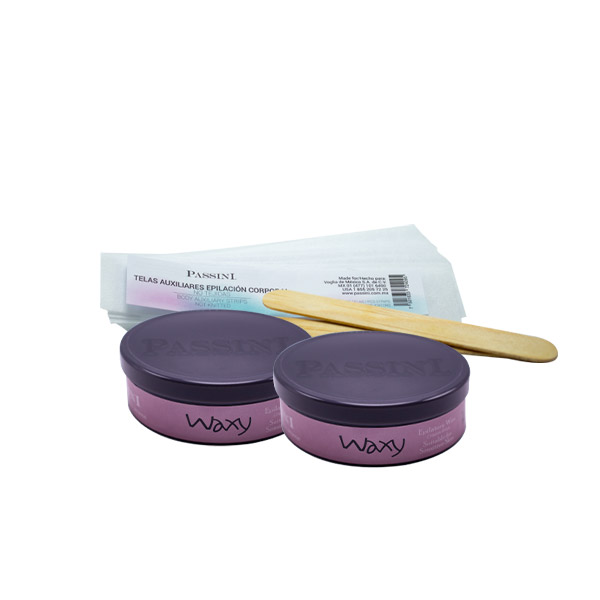 CERA DEPILATORIA PASSINI PIEL SENSIBLE 70G P/MICROONDAS 2-PACK
