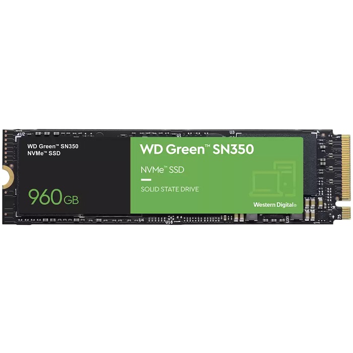 M.2 2280 SSD 960GB Western Digital WD Green SN350 NVMe WDS960G2G0C