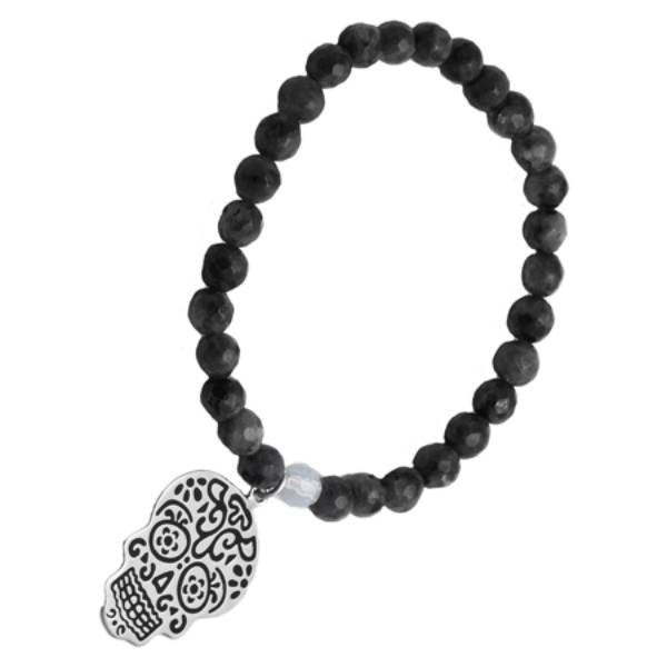 Colección de dije con cadena, pendientes, anillo y pulsera de cuarzos Catrina María Reyna Marga