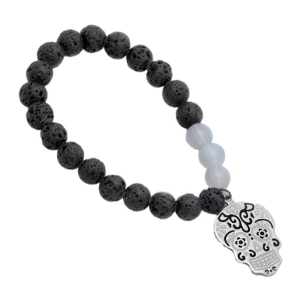 Colección de dije con cadena, pendientes, anillo y pulsera de cuarzos Catrina Lucía Marga