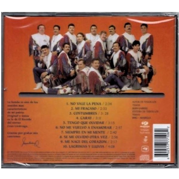 CD Banda el Recodo ~ Tributo a Juan Gabriel en su 25 aniversario