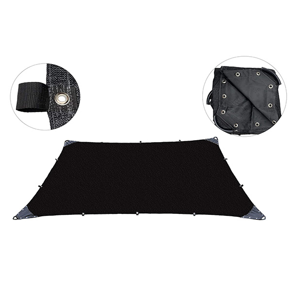 Malla Sombra 2X4 Metros 90% Sombra Confección Reforzada "Lista Para Colocar" Negro