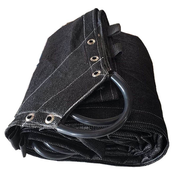 Malla Sombra 2X4 Metros 90% Sombra Confección Reforzada "Lista Para Colocar" Negro