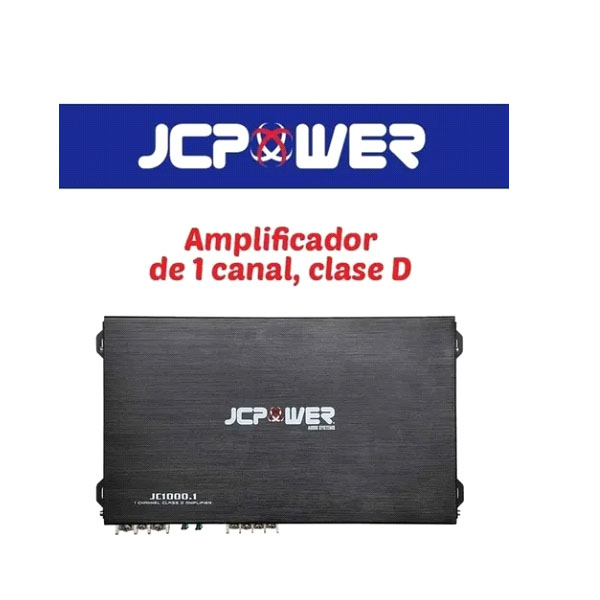 Amplificador Clase D Jc Power De 1000 Watts Gran Calidad