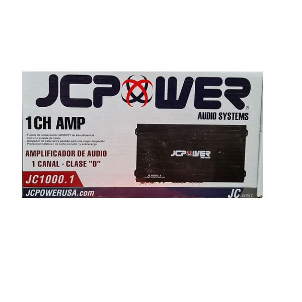 Amplificador Clase D Jc Power De 1000 Watts Gran Calidad