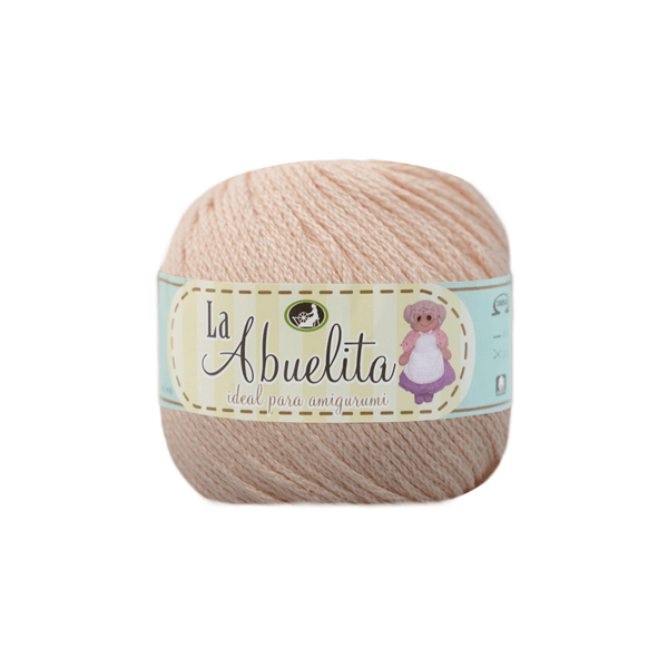 HILAZA LA ABUELITA 100% ALGODON MADEJA DE 50 GRAMOS CARNE