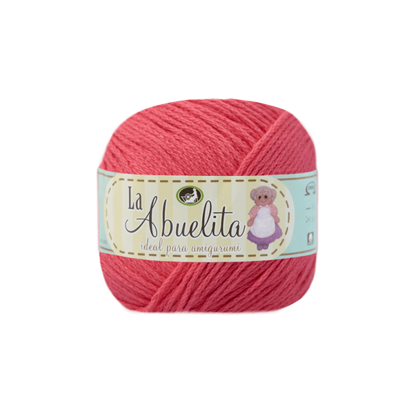 HILAZA LA ABUELITA 100% ALGODON MADEJA DE 50 GRAMOS ROSA MEXICANO
