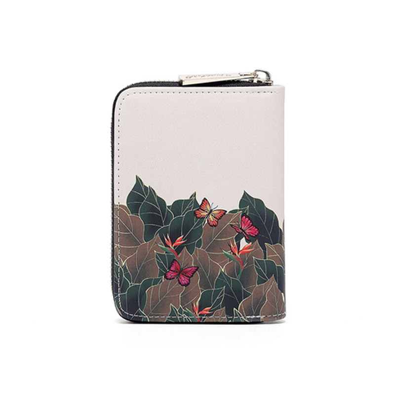 Auténtica Cartera Pequeña Frida Kahlo Cartoon Original FJC925 Negro