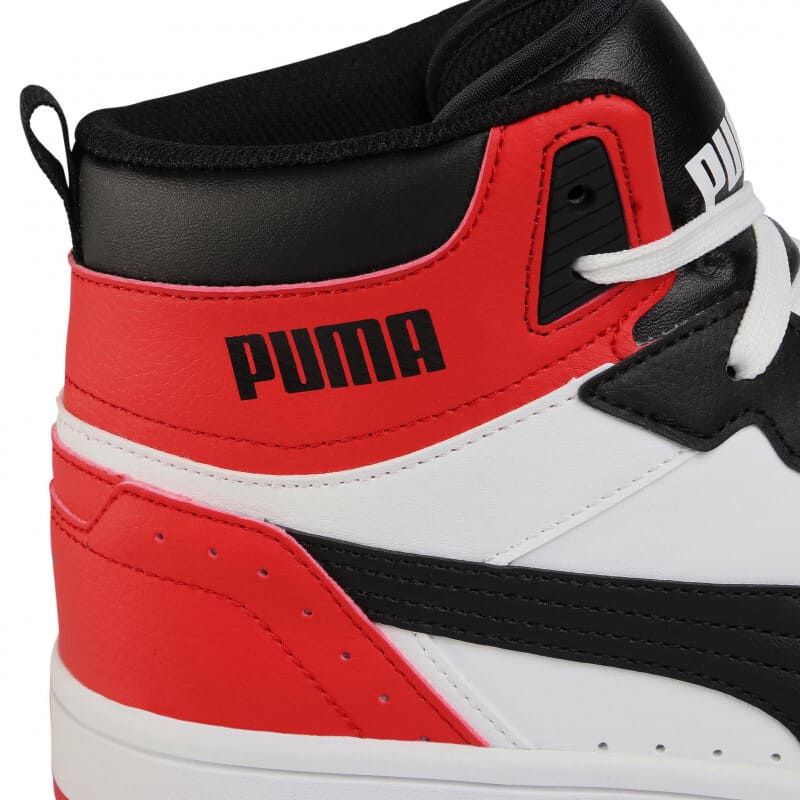Tenis Puma Rebound Joy Blanco Rojo Negro de Caballero