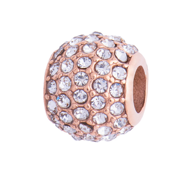 LuckyLy Charm Bolita Dani - Plata, Oro Rosa
