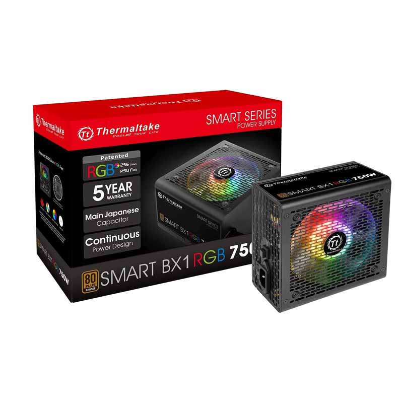 FUENTE DE PODER THERMALTAKE SMART BX1 750W BRONZE RGB PS-SPR-0750NHFABU-1
