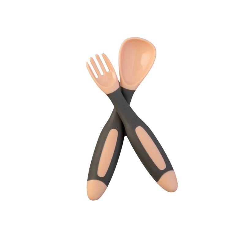 Set de Cubiertos Flexibles Papu Baby para bebés 