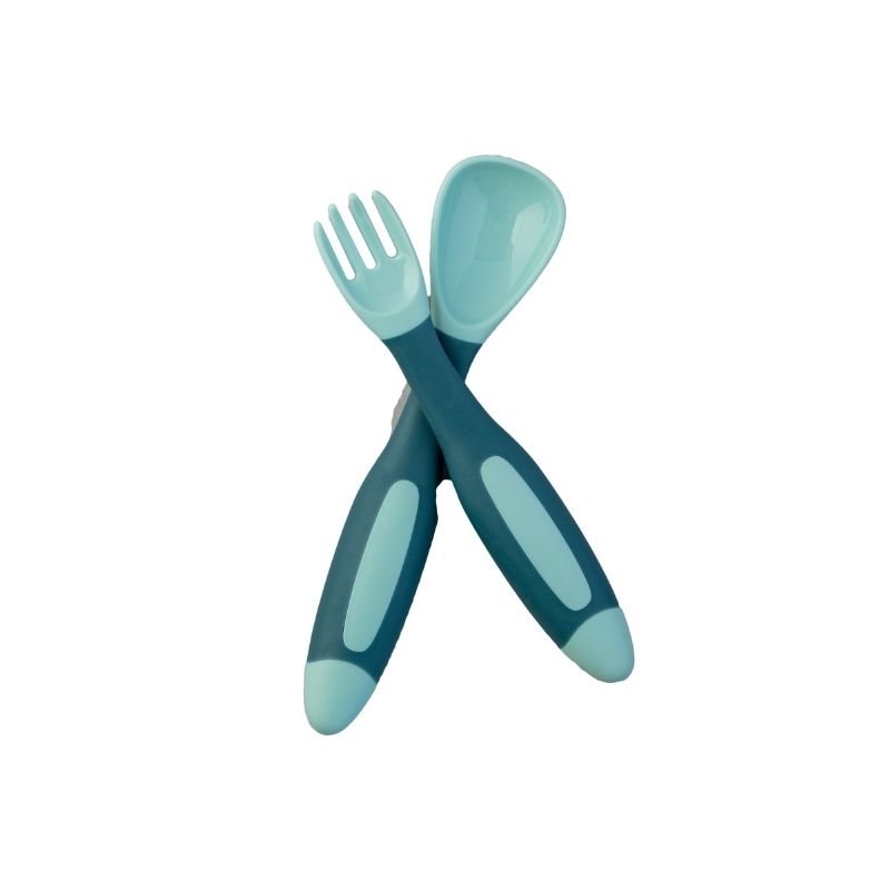 Set de Cubiertos Flexibles Papu Baby para bebés 