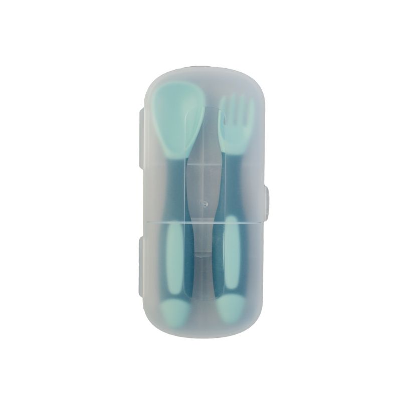 Set de Cubiertos Flexibles Papu Baby para bebés 