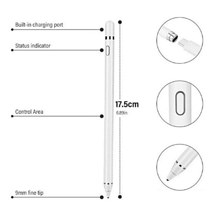 Pluma Lapiz Stylus Universal Para iPad Ios Android iPhone