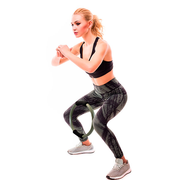 Anillo De Tonificación Aro De Pilates Yoga Doble Agarre