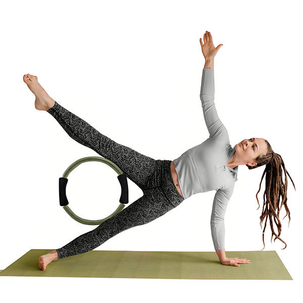 Anillo De Tonificación Aro De Pilates Yoga Doble Agarre