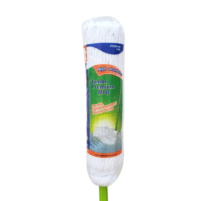 Trapeador Jumbo Premium Algodon Clean Ideas Mop Jumbo