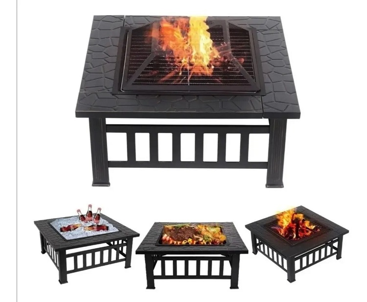 Fogata Calentador Para Jardin Y Patio De Leña Modernista