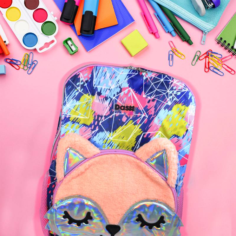 Mochila Backpack DASH Infantil Estampado Gatito 3D