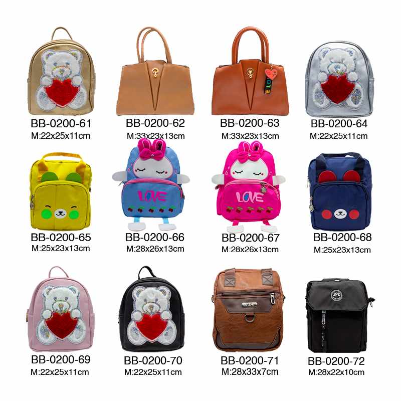 Bolsas y Mochilas Paquete 6 pz Caja Sorpresa Diferentes Modelos