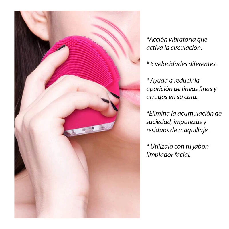 Limpiador Facial Exfoliante  Eléctrico Recargable Cepillo Exfoliante B