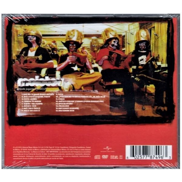 CD Molotov ~ Dónde jugarán las niñas desde el Palacio de los Deportes (c/DVD)