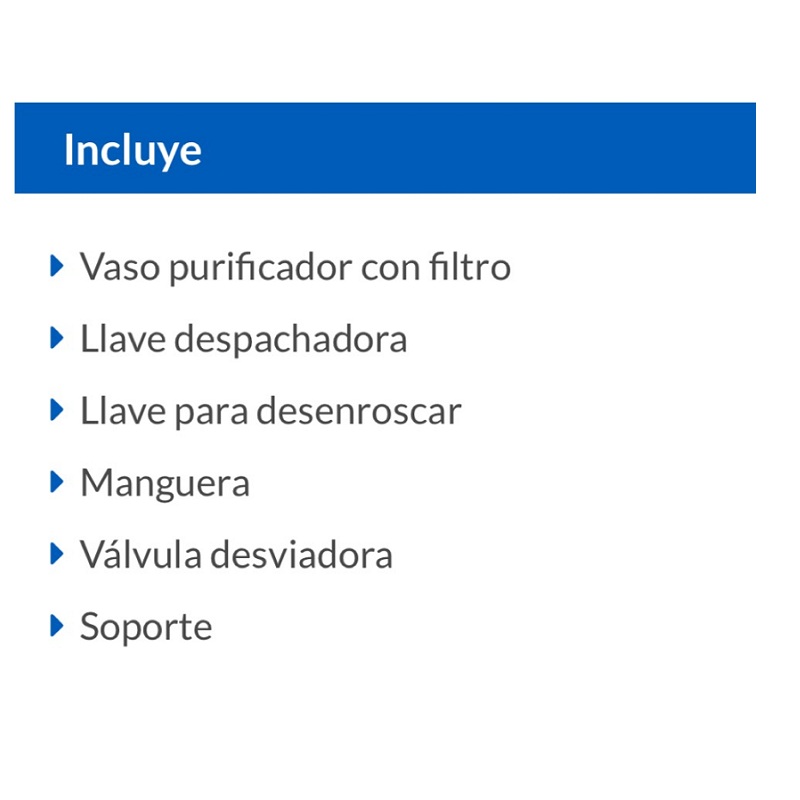 Purificador De Agua, Bajo Tarja Foset 45054