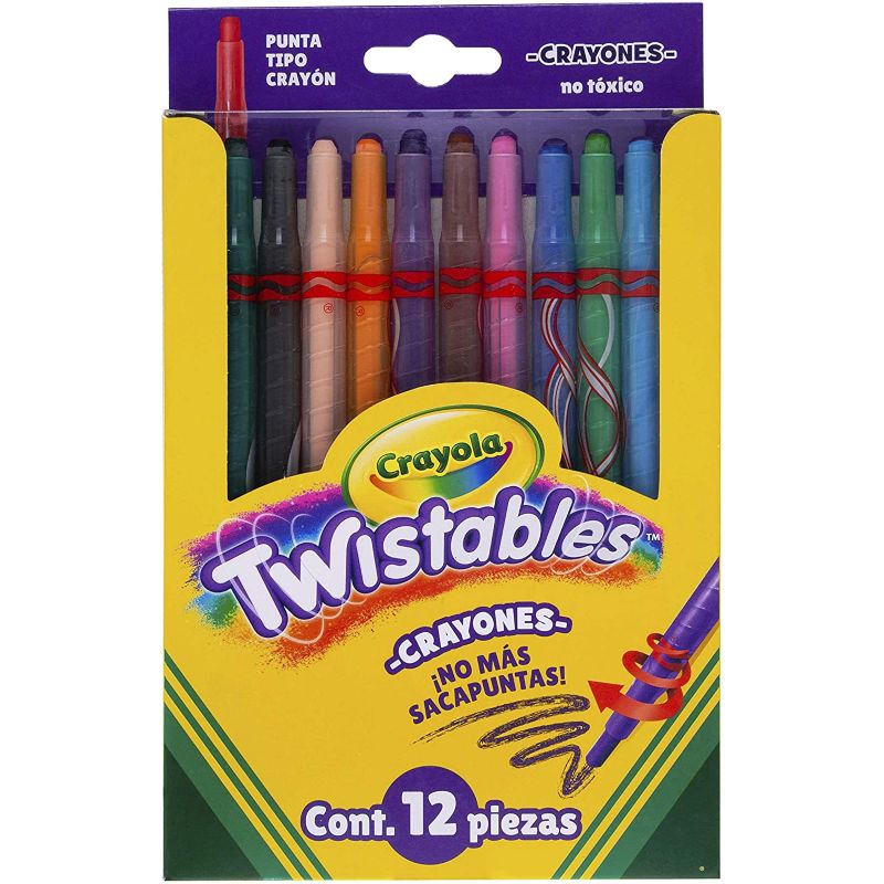 Crayones Twisteables Crayola 12pz - Lápices de Colores