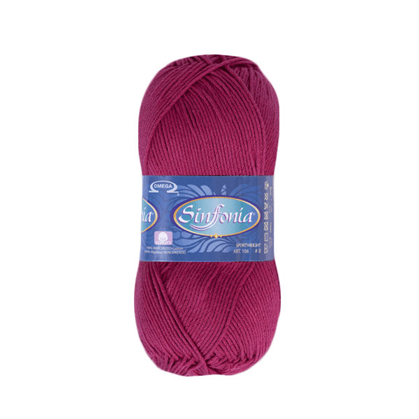 HILAZA SINFONIA 100% ALGODON MADEJA DE 100 GRAMOS FIUSHA