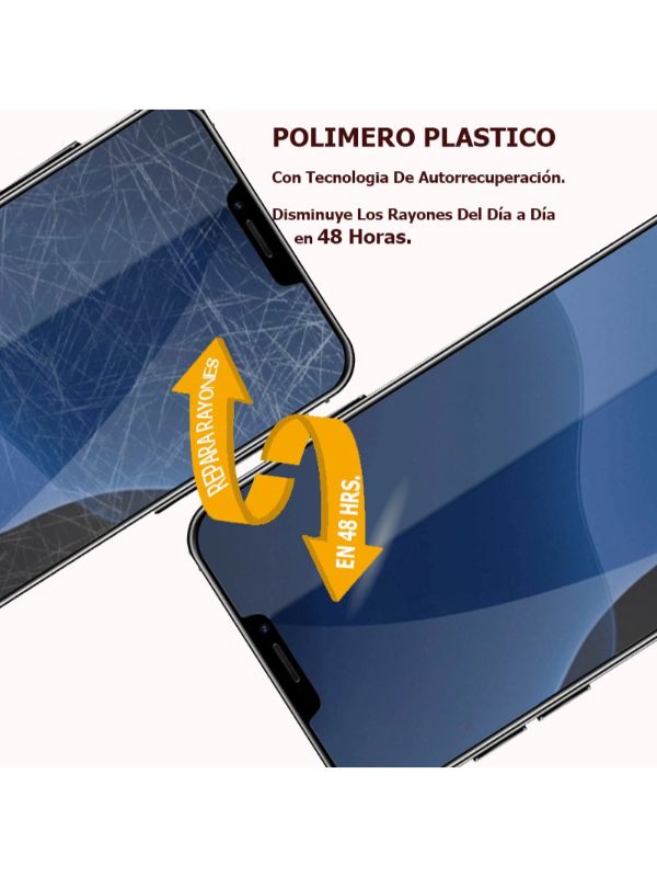 Jeco 99F Kit de Mica Hidrogel AZUL Frontal+Trasera LENOVO K5 PLAY