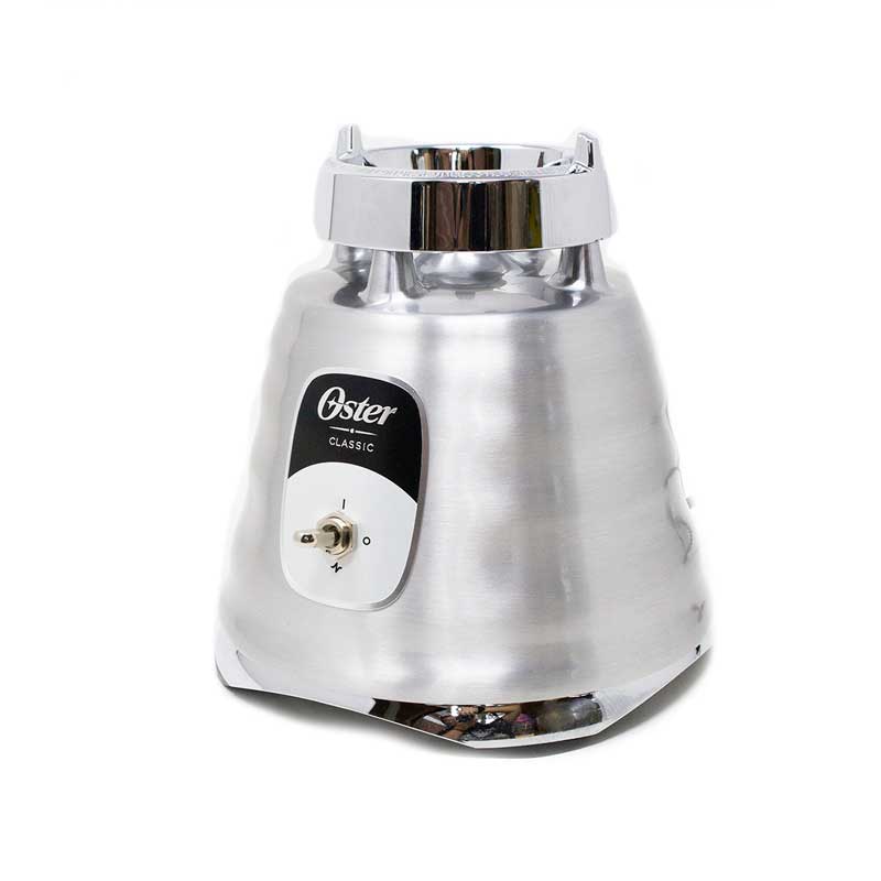 Licuadora 1 Velocidades + Pulso Vaso de Vidrio Clásica Cromo Oster Blst4127.