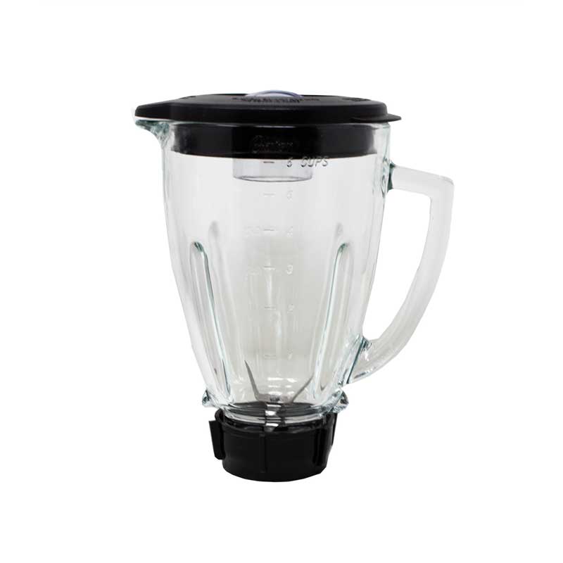 Licuadora 1 Velocidad + Pulso Vaso Vidrio Clásica Negra Oster Blstbpst.