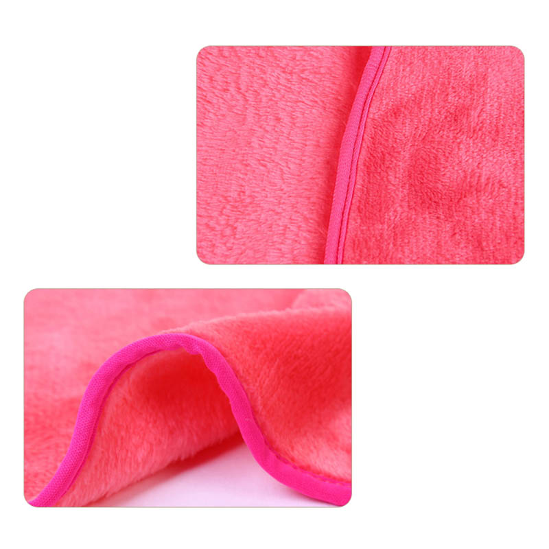 Toalla Desmaquillante Compraymas Make Up Eraser Color Rosa Toalla de Tela 