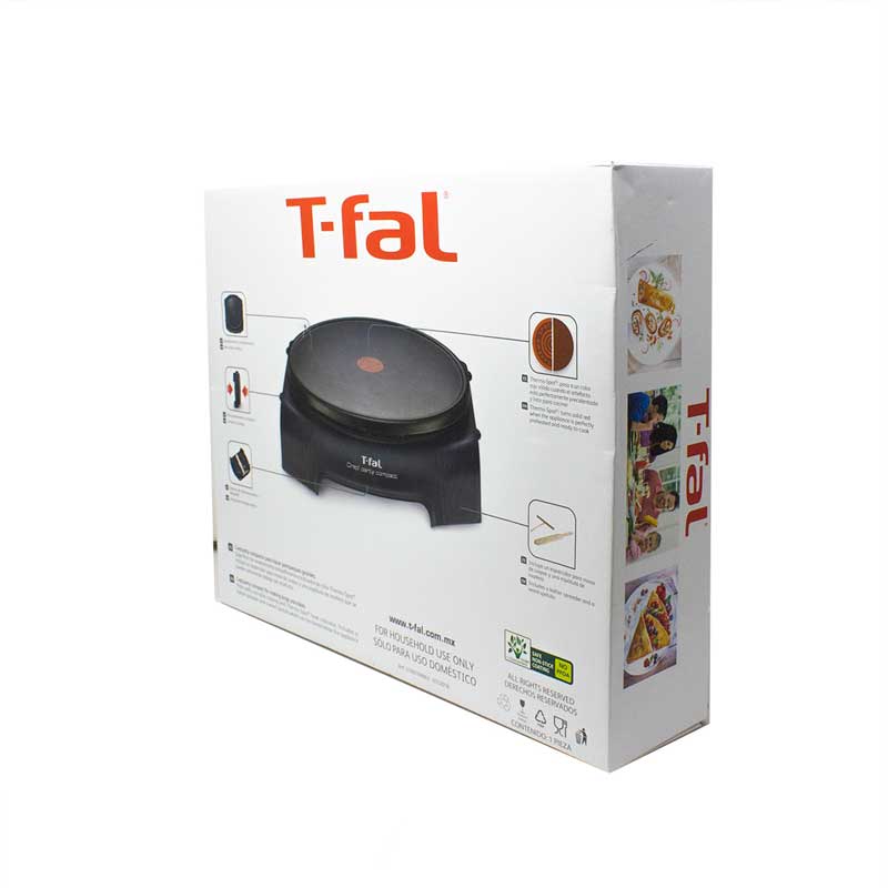 Crepera Eléctrica Crep party Con Accesorios T fal Py301072.