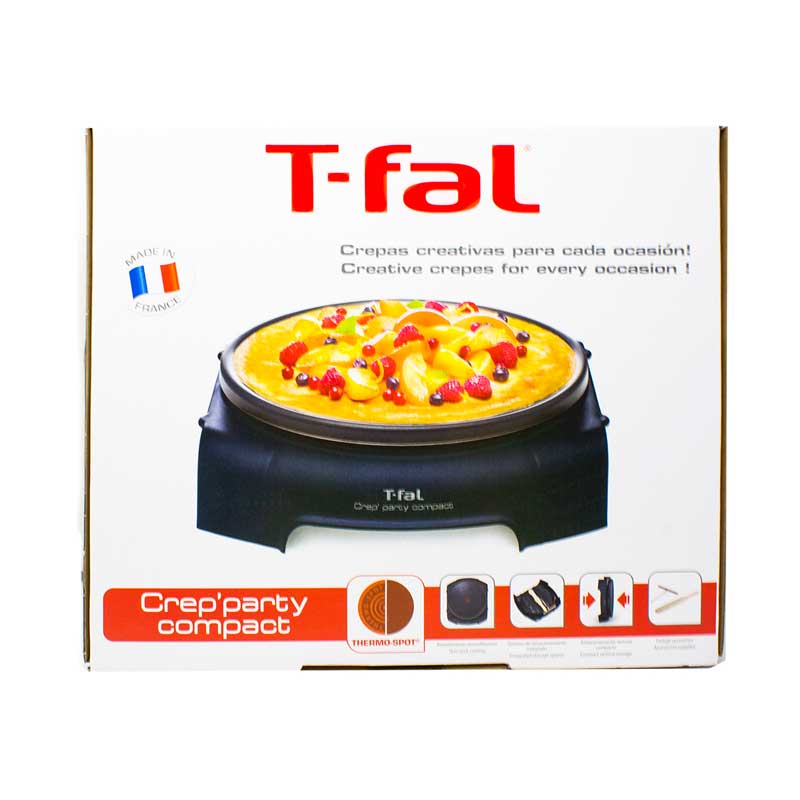 Crepera Eléctrica Crep party Con Accesorios T fal Py301072.