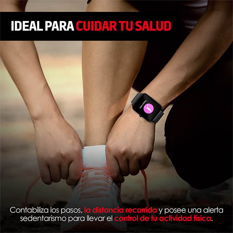 Smartwatch Reloj Inteligente Bluetooth con Ranura para Chip SIM y Micro SD, Android, Mod. Z60 Redlemon