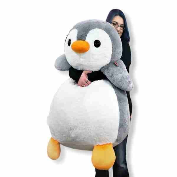 pinguino de peluche someli gigante suavecito 95cm